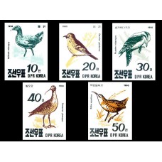 1990.  Птицы (Неперфорированные марки)			