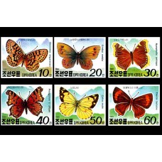 1991. Альпийские бабочки (Неперфорированные марки)			