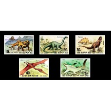 1991. Мезозойские животные (Неперфорированные марки)			