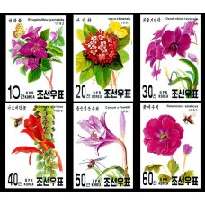 1992. Цветы (Неперфорированные марки)			