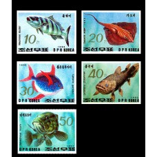 1993.  Морская рыба (Неперфорированные марки)			
