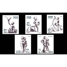 1995. Скульптуры(Неперфорированные марки)