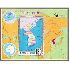 2005. Корейская карта (ы/ы)(Неперфорированные марки)