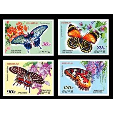 2012. Бабочки (беззубцовые марки)