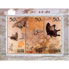 1997. Знаменитая корейская картина "Цветы и бабочки" 